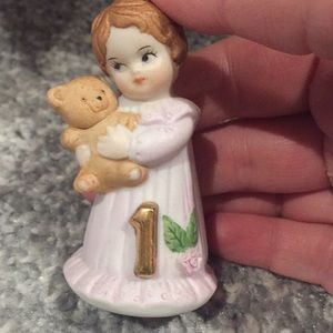 Porcelain Growing Up Birthday Dolls-  1 year